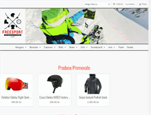 Tablet Screenshot of freesport.ro